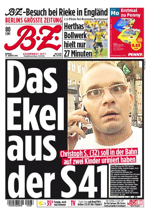 BZ: Das Ekel aus der S41