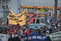 Demo bei Halbzeit