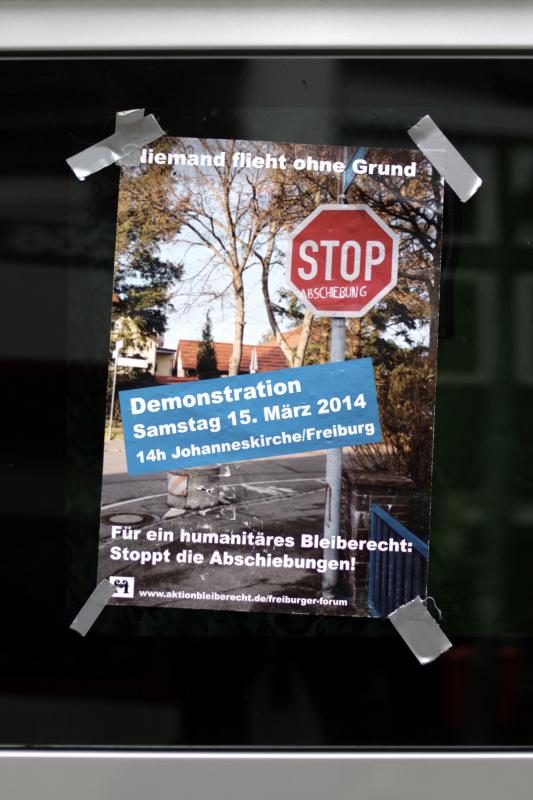 Plakat zur Antirademo