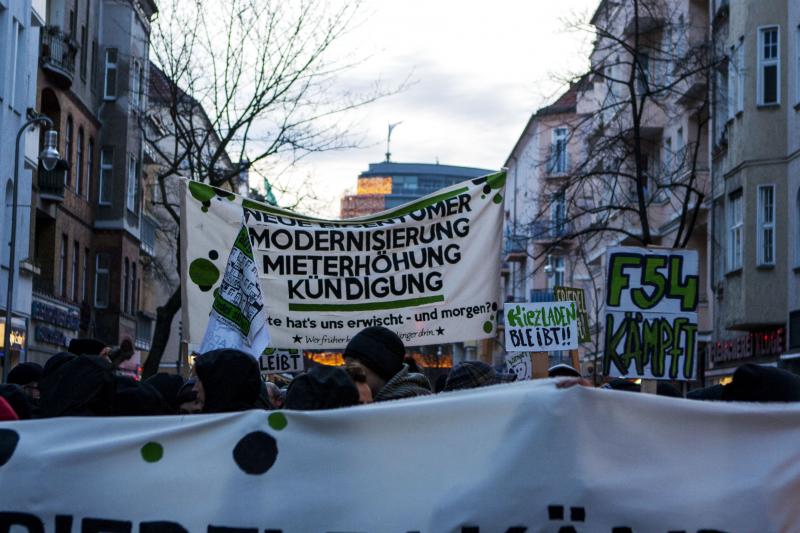 Demo: Friedel54 kämpft, Kiezladen bleibt, Foto: LRA (4)