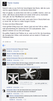 BILD 11: Posting von Schallat aus der Gruppe "Uetersen diskutiert" mit Werbung für seine Seite "Deutsche Einheit"