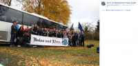 07.11.2015 'Ruhm und Ehre'-Transparent beim Kreisligaspiel des SpuBC.