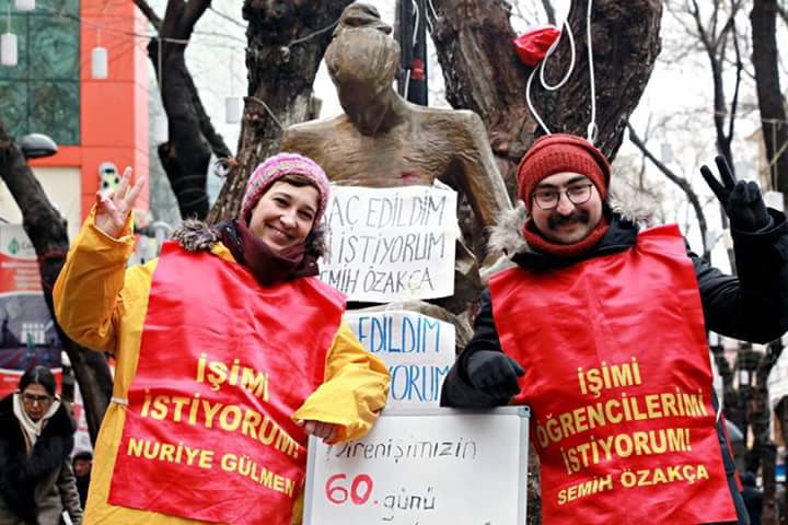 Die Forderungen von Nuriye Gülmen, Semih Özakca müssen erfüllt werden