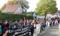 Demo gegen den Abschiebeknast in Büren 1