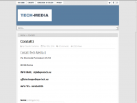 Adresse Tech-Media,- Via Diomede Pantaleoni 33 – 00166 Roma