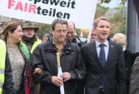 AfD-Demo mit Neonazis