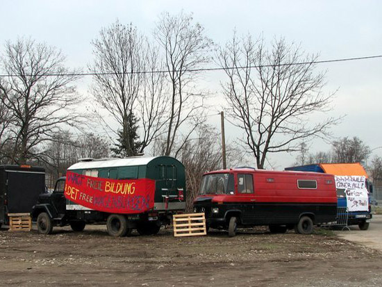 Februar 2007: Solidarität mit den Straßenpunks