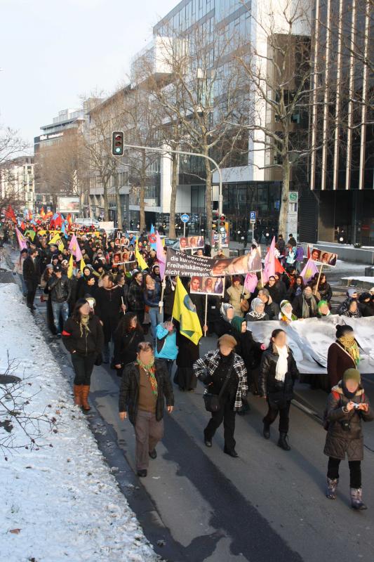 Solidaritätsdemo in Stuttgart