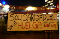 Solidaridad con la huelga