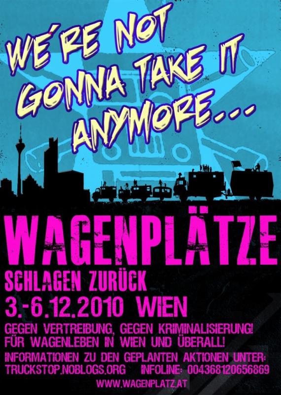 Wagenplätze-Flyer