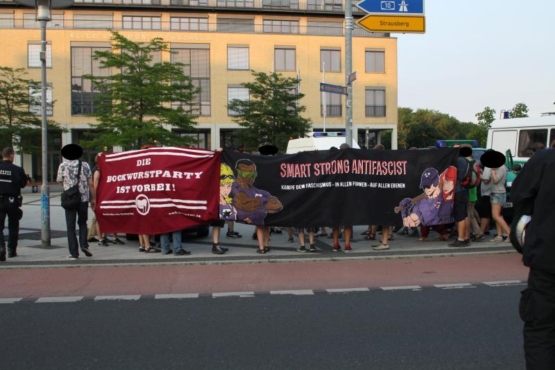 Antifa-Demonstration nach dem Braunen Dienstag