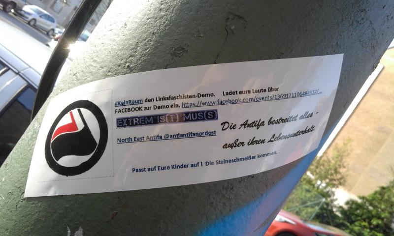 »Liksfaschisten«-Bla, Bla... (Bernkasteler Straße)