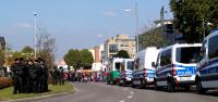 12. blockade auf der konrad-adenauer-straße am hauptsaatsarchiv