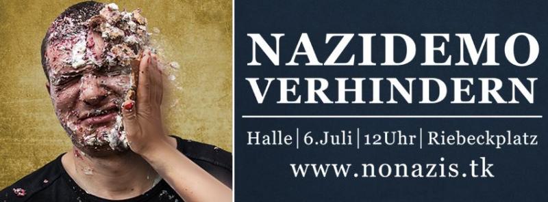 Halle: Nazidemo verhindern