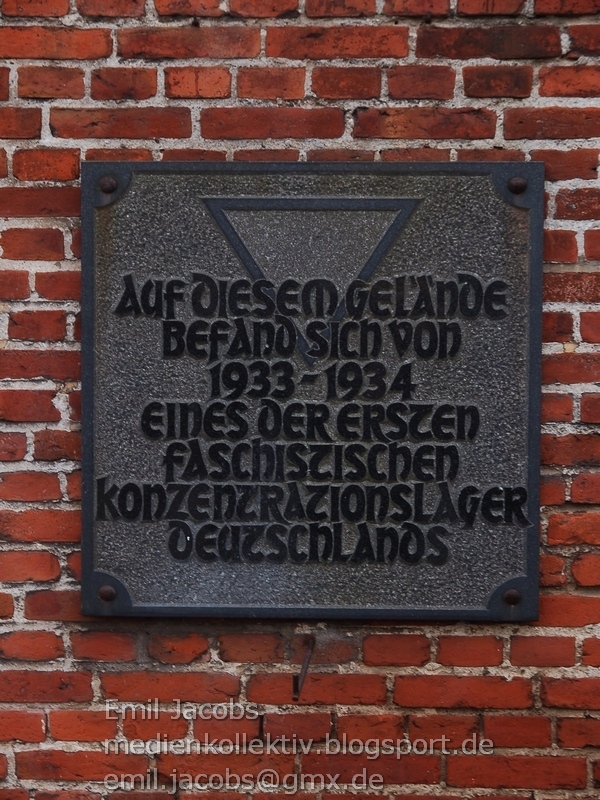 Gedenktafel auf dem Gelände des ehemaligen Konzentrationslager Oranienburg