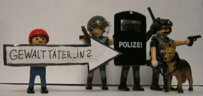 Gewalttäter_in Polizei