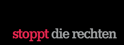 stoppt die rechten - Logo