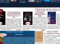 Stumpfs indiziertes Buch "Sein oder Nichtsein" in einem Katalog des rechten Forsite-Verlages von 2012