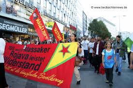 Solidaritätsdemonstration in Stuttgart