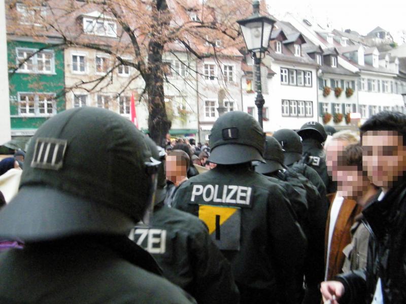 Antifaschistische Demonstration am 14. November 2009 in Freiburg