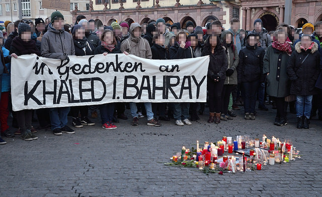 Gedenken an Khaled in Leipzig