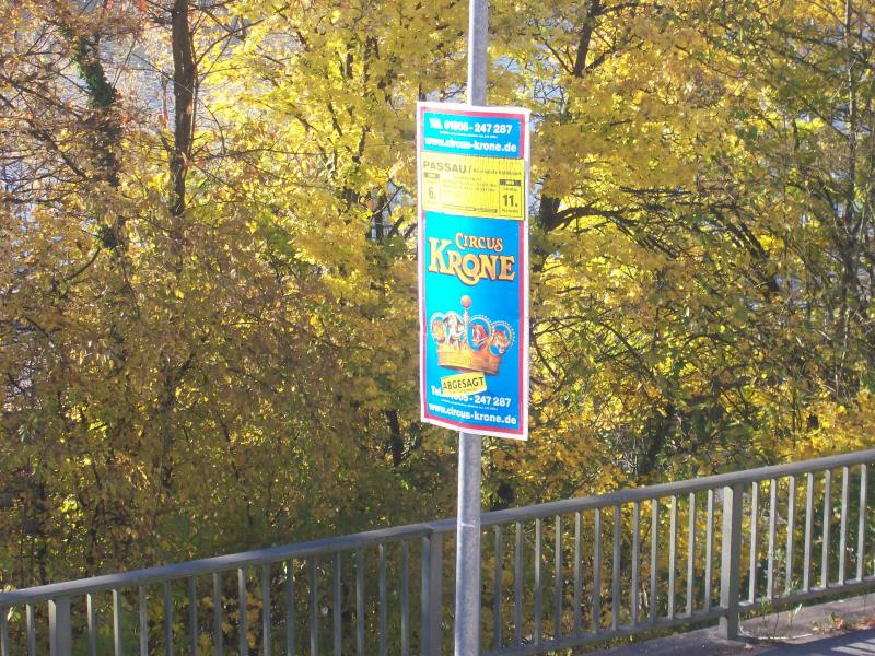 Markiertes Plakat