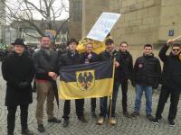 JA Freiburg bei der »Demo für alle« am 28.02.2016 in Stuttgart