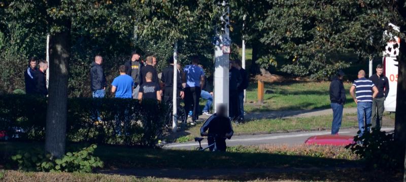 Lok-Hooligans am Völkerschlachtdenkmal 16