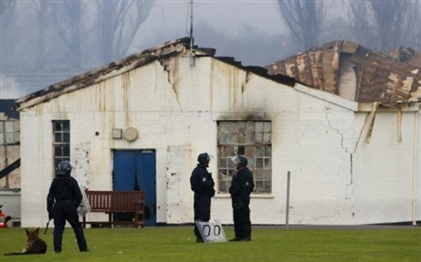 Aufstand im Ford Open Prison in England 