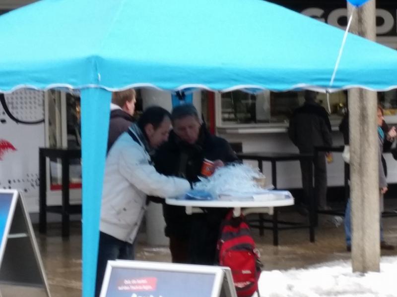 AfD-Stand gestört (2)