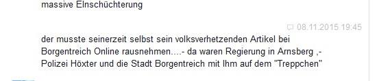 selbsternannter Chefredakteur Michael B. aus Ennigerloh hetzt gegen Flüchtlinge getarnt unter verschiedenen Newsportalen im Netz 2