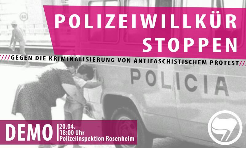 Demo Polizeiwillkür stoppen