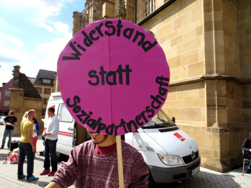 Kundgebung 16.Mai 2014 Kiliansplatz Heilbronn