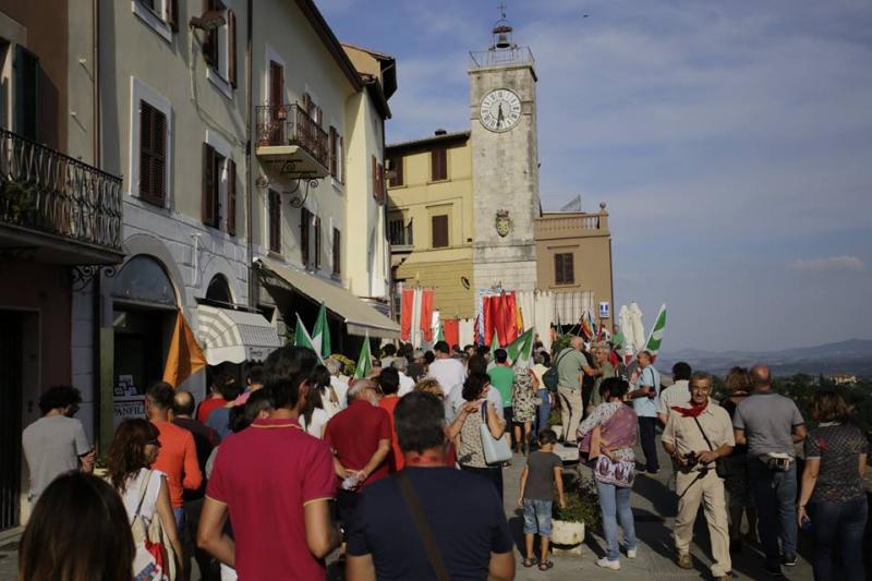 Antifa-Demo, 4.9.2016 in Chianciano, (Fotografo: Carlo Pellegrini)