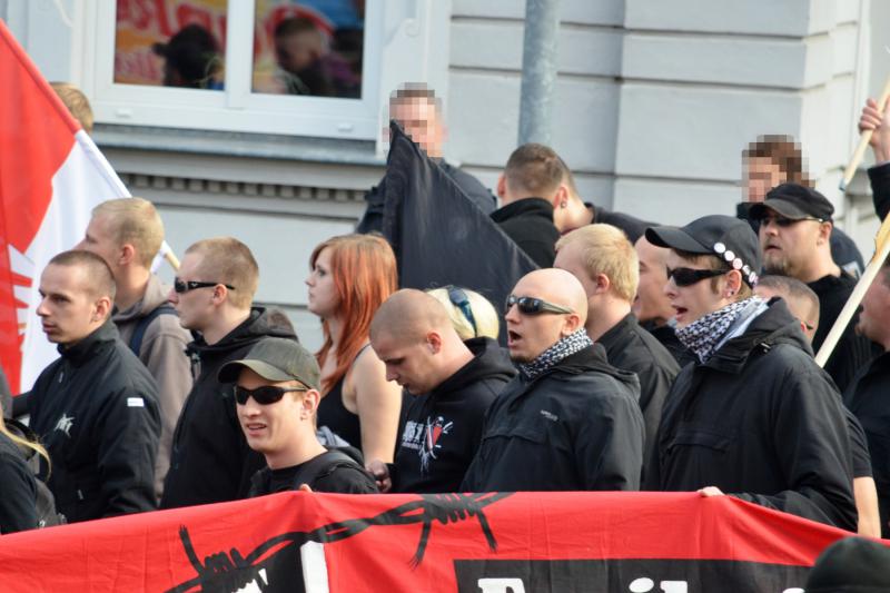 Naziaufmarsch in Döbeln am 5.10. 9