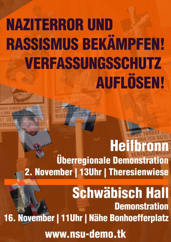 Kampagne Naziterror und Rassismus bekämpfen! Verfassungsschutz auflösen!