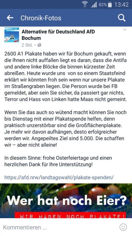 Die Bochumer AfD heult über den Verlust ihres Gedankenmülls 2