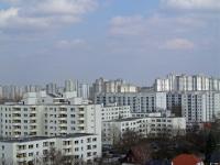 Märkisches Viertel - Aussicht von der Finsterwalder Str. Richtung Lübars