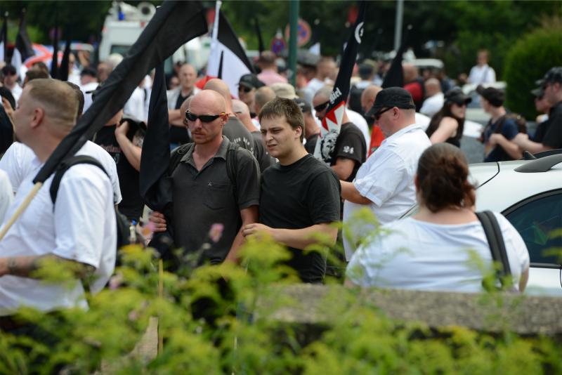 Benjamin Baginski und Michael Danneberg, LK Gifhorn (in der Mitte mit schwarzen T-Shirts)