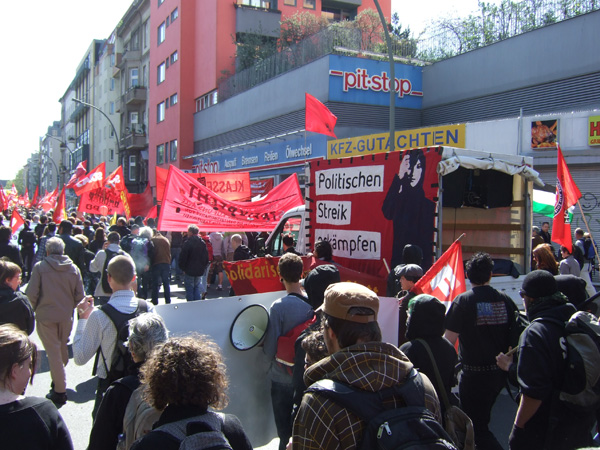 Der Lauti des Klassenkampf-Blockes