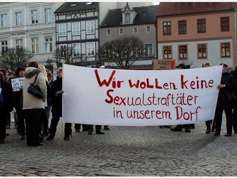 Wir wollen keine Sexualstraftäter in unserem Dorf