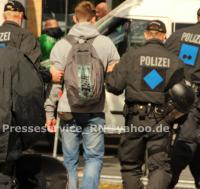 Maik Schneider am 15.09.2012 auf einer NPD-Demonstration in Potsdam