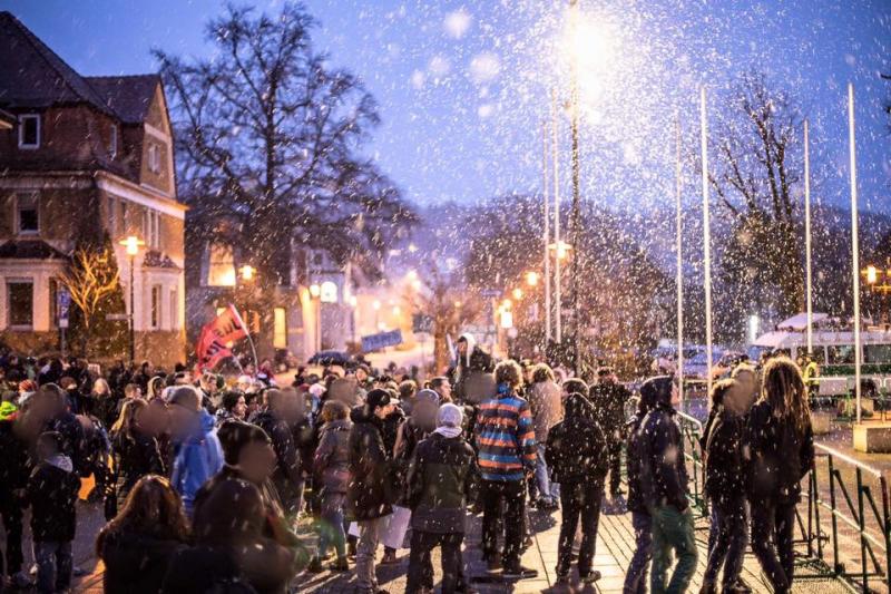 Protest gegen die "Alternative für Deutschland" in Heidenheim