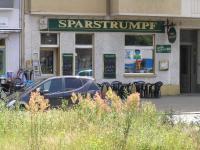 "Sparstrumpf" in der Greifswalder Str.