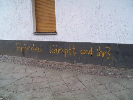 Friedel kämpft und ihr?