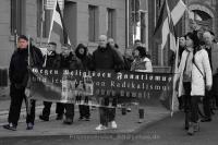 Matthias Fischer bei einem rechten Aufmarsch am 19.12.2015 in Burg bei Magdeburg