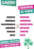 Groen. Groene politiek is participatief.