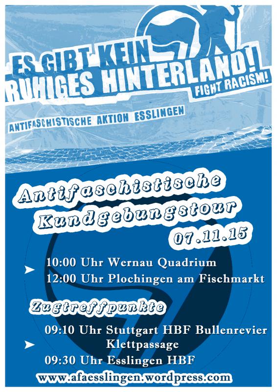 Flyer Kundgebungstour