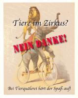 Tiere im Zirkus?  Nein danke!