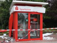 Symbolbild gesprengte Sparkasse